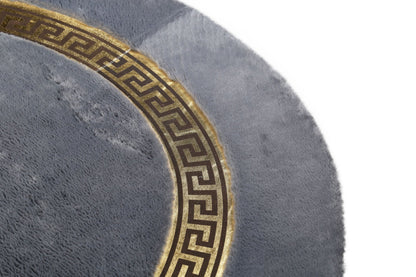 Gilded Oval Plush Carpet & Doormat