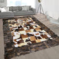 Tuscany Natural Milk Calfskin Carpet with Borders